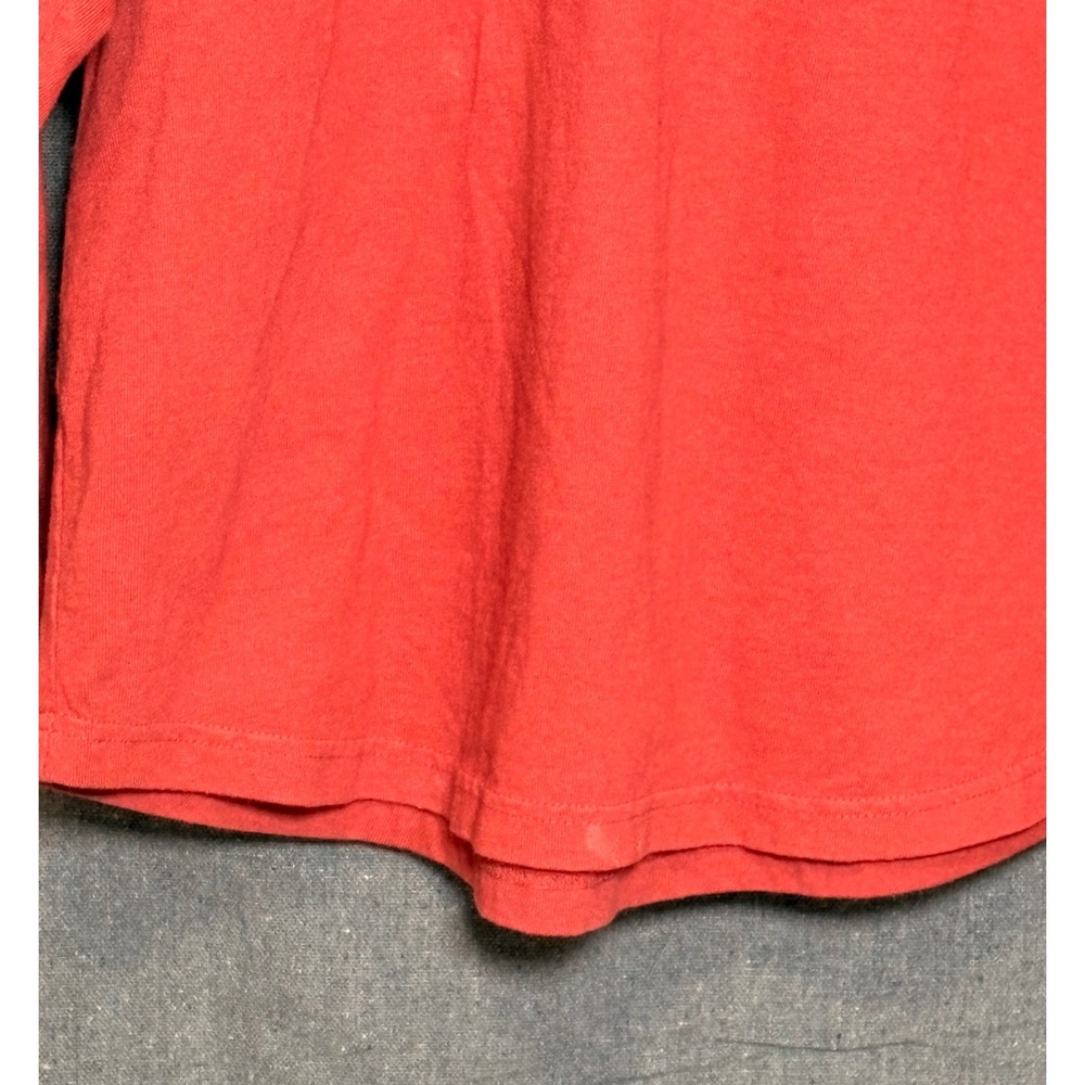 Disney Parks Spirit Jersey Walt Disney World Red Puff Print Long Sleeve Shirt SM - Picture 3 of 5